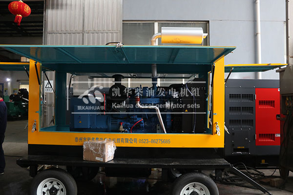 昆山客戶(hù)訂購(gòu)的50kw移動(dòng)靜音發(fā)電機(jī)組成功出廠(chǎng)